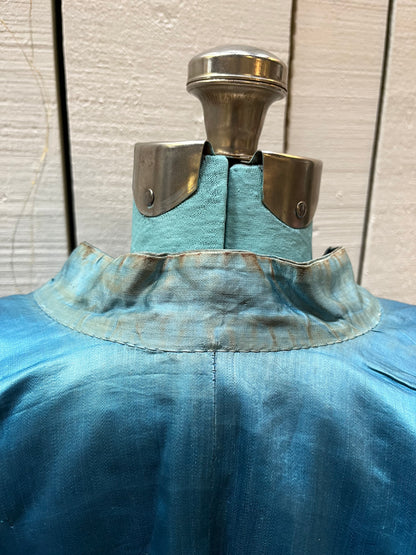 Rare Fine Antique Qing Dynasty Silk Embroidered Robe Kimono