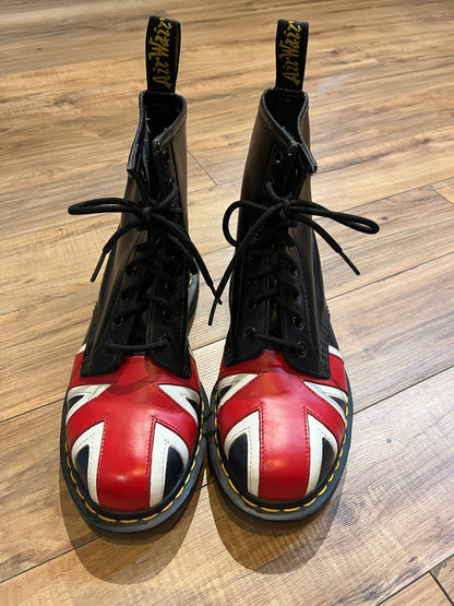 Doc Martens Union Jack 1460 Boots, Size UK 8, US Men’s 9