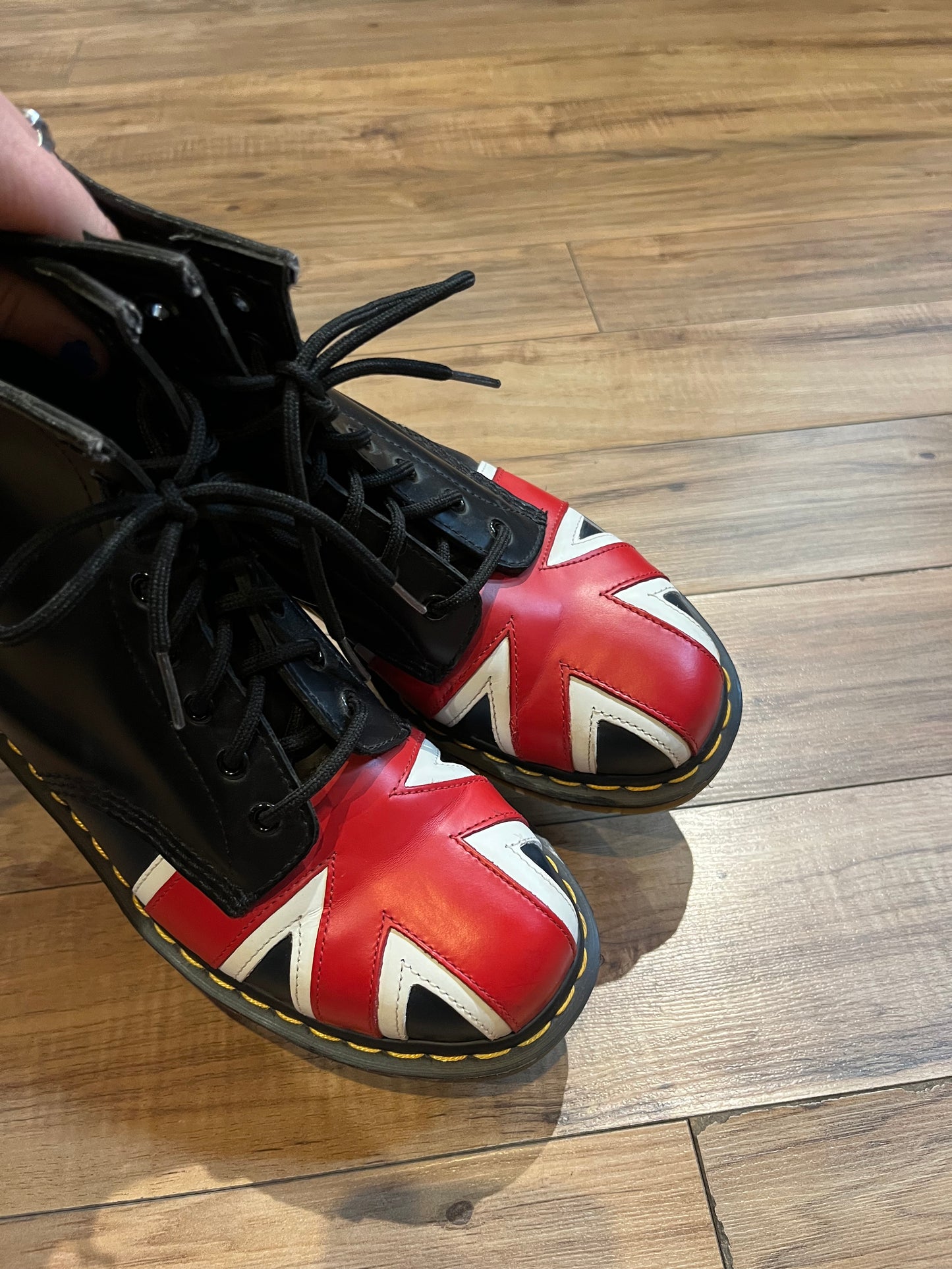 Doc Martens Union Jack 1460 Boots, Size UK 8, US Men’s 9