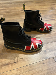 Doc Martens Union Jack 1460 Boots, Size UK 8, US Men’s 9