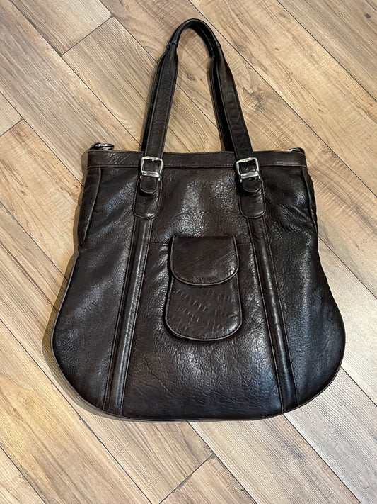 Latico Brown Leather Tote Bag