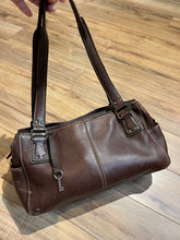 Load image into Gallery viewer, Vintage Fossil Brown Leather Handbag *SOLD
