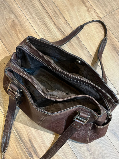 Vintage Fossil Brown Leather Handbag *SOLD