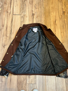 Vintage 70’s Avon Sportswear Brown Varsity Jacket, Made in Canada, Chest 44” SOLD