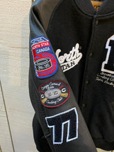 Load image into Gallery viewer, Vintage North Star Black Varsity Jacket, Made in Canada, Size Medium

