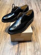 Load image into Gallery viewer, Vintage 1990’s Deadstock Military Issue Black Leather Oxford Shoes, Made in Canada, Size Men’s 10 US
