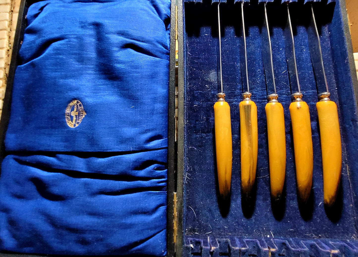 VintageWheatley Brothers Wheat Sheaf Sheffield Table Knives