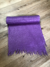 Load image into Gallery viewer, Kingspier Vintage - Vintage purple mohair scarf/ shawl. 16&quot;x72&quot;
