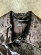 Load image into Gallery viewer, Kingspier Vintage - Isda &amp; Co dark brown car coat with buttons, front welt pockets and two inside pockets. Fits a size 1.
