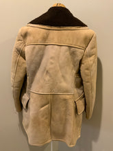 Load image into Gallery viewer, Kingspier Vintage - Antartex lambskin coat with shearling lining, button closures and flap pockets. Made in Scotland.
