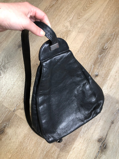 Coletta Black Hybrid Cross Body Leather Bag SOLD