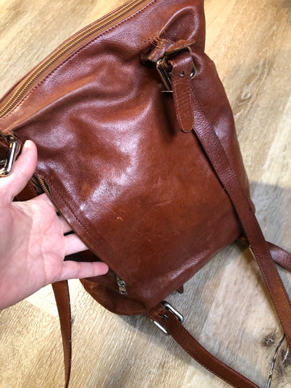 Atelier Noir by Rudsak Brown Leather Backpack