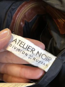 Atelier Noir by Rudsak Brown Leather Backpack
