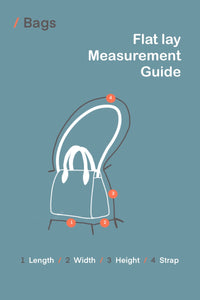 Kingspier Vintage - Measurement guide for bags