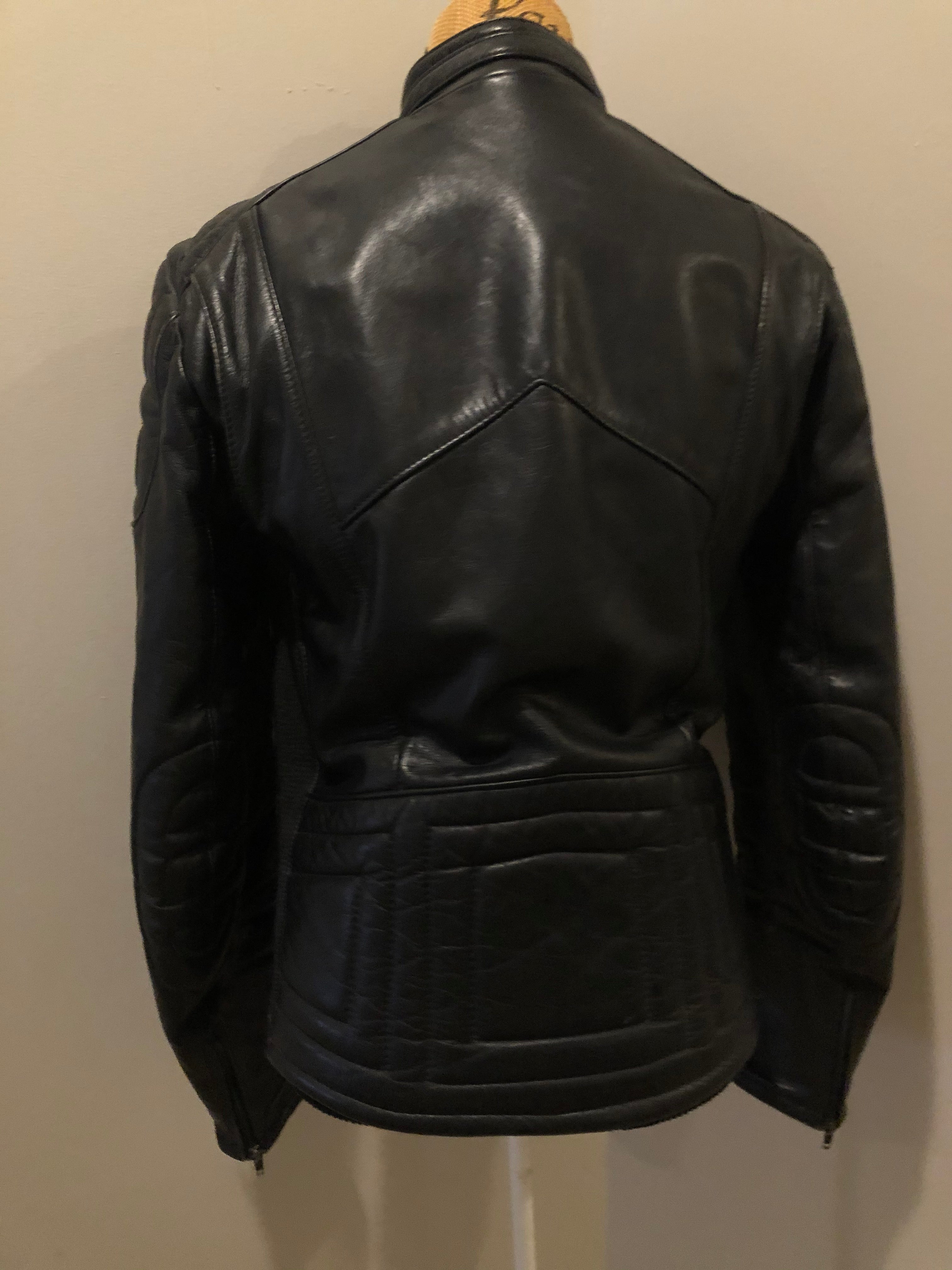 Taurus by Drospo Black Leather Moto Jacket Made in Canada SOLD KingsPIER vintage