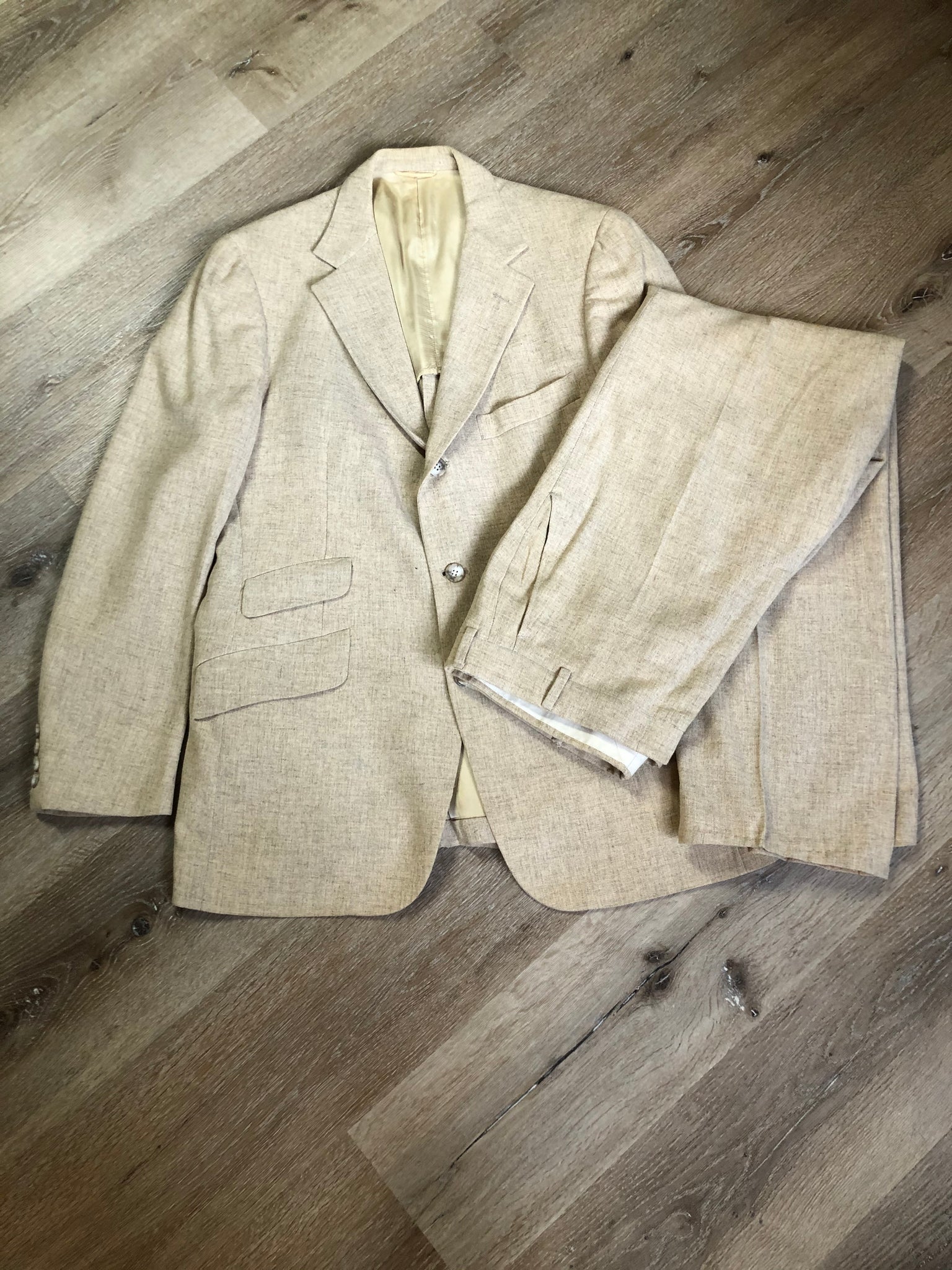 Chaps by Ralph Lauren Beige Two Piece Suit, SOLD – KingsPIER vintage