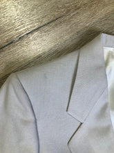 Load image into Gallery viewer, Kingspier Vintage - Georgio De Medici beige wool blend two piece suit,  at R.W. Phinney Ltd - Cornwallis Clothes in Kentville, NS. The jacket is a two button notch lapel with two flap pockets, a breast pocket and three inside pockets. The pants are pleated with two front slash pockets and two welt pockets in the back. 
