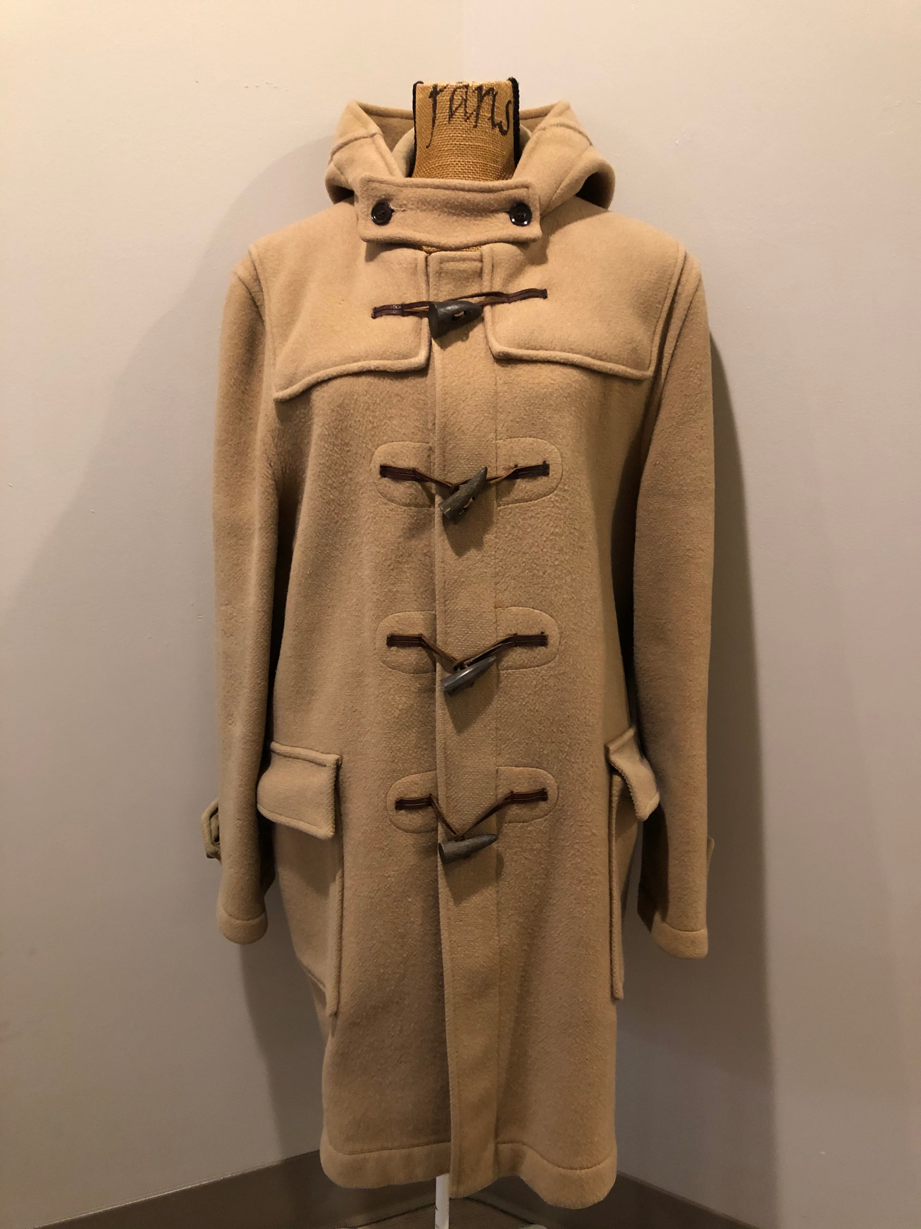 Vintage Gloverall Tan Wool Duffle Coat KingsPIER vintage