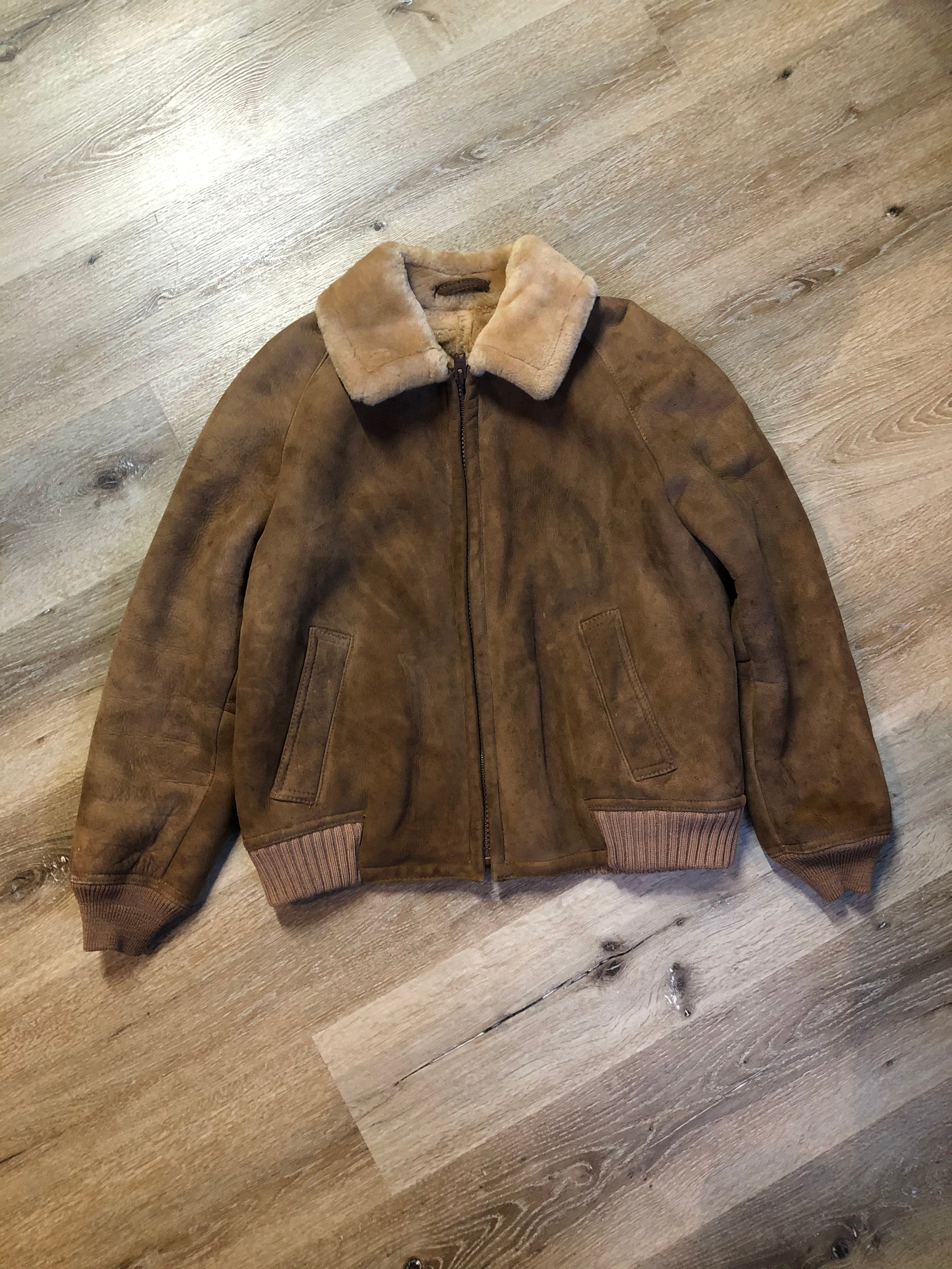 Vintage Suede Bomber Sawyer good of Napa