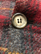 Load image into Gallery viewer, Kingspier Vintage - Woolrich red and grey plaid wool lumberjack shirt with button closures and one patch pocket on the chest.
