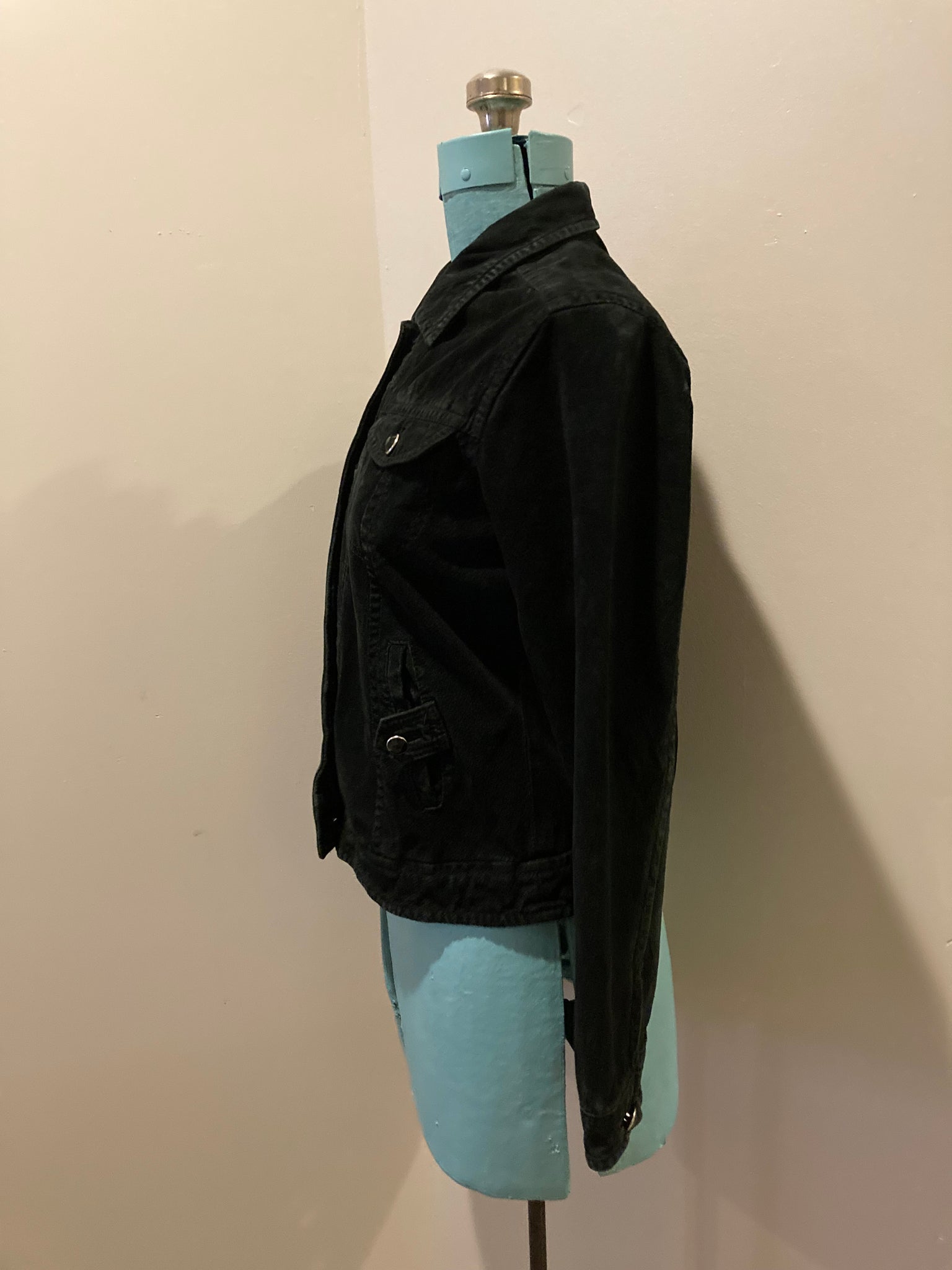 Vintage Christopher Banks Black Suede Jacket, Made in Canada