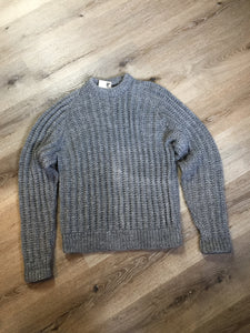 Kingspier Vintage -  grey wool contemporary sweater.