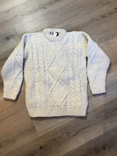 Load image into Gallery viewer, Kingspier Vintage - Ishka South American fisherman sweater in cream. Size medium.

