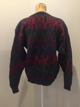 Load image into Gallery viewer, Kingspier Vintage - Woolrich grey/red/blue/green wool jumper. Size L/XL.
