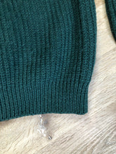Load image into Gallery viewer, Kingspier Vintage - Great Northern Knitters green wool button up sweater. Made in Canada, Size M/L. 
