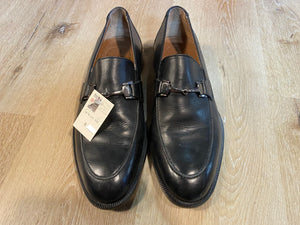 Kingspier Vintage - Black Horsebit Loafer by Bostonian, Sizes: 8M 10W 41EURO, Made in India, Leather Soles
