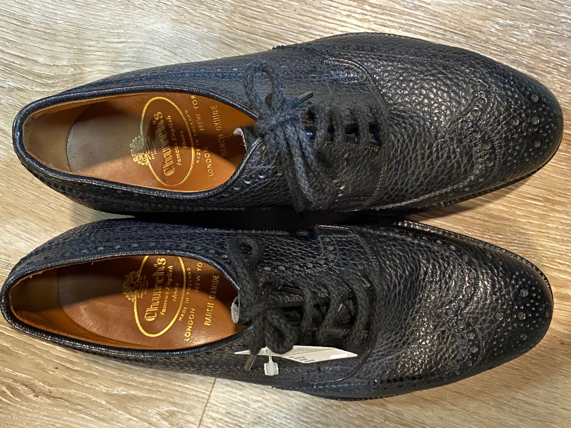 Wingtip Brogue Church's Derby Shoes 6M 38/39 (England) SOLD