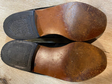Load image into Gallery viewer, Kingspier Vintage - Black Penny Loafers by Simpsons - Sizes: 7.5M 9W 40-41EURO, Made in Czechoslovakia, Leather Soles and Rubber Heels
