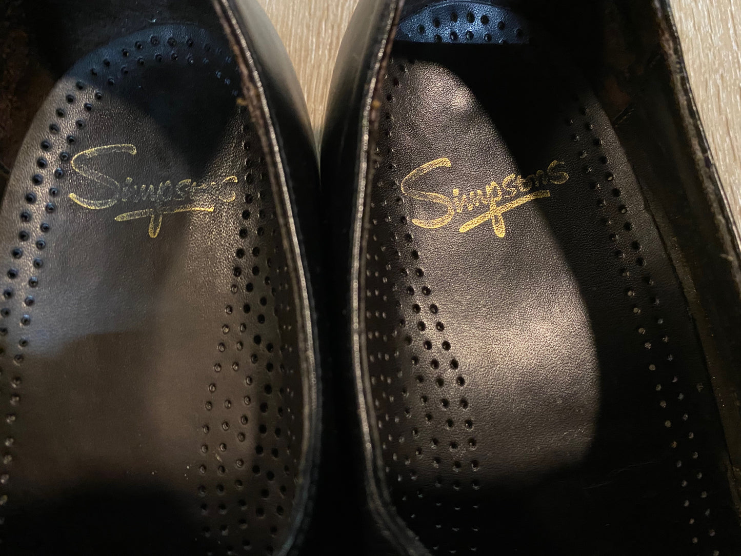 Kingspier Vintage - Black Penny Loafers by Simpsons - Sizes: 7.5M 9W 40-41EURO, Made in Czechoslovakia, Leather Soles and Rubber Heels