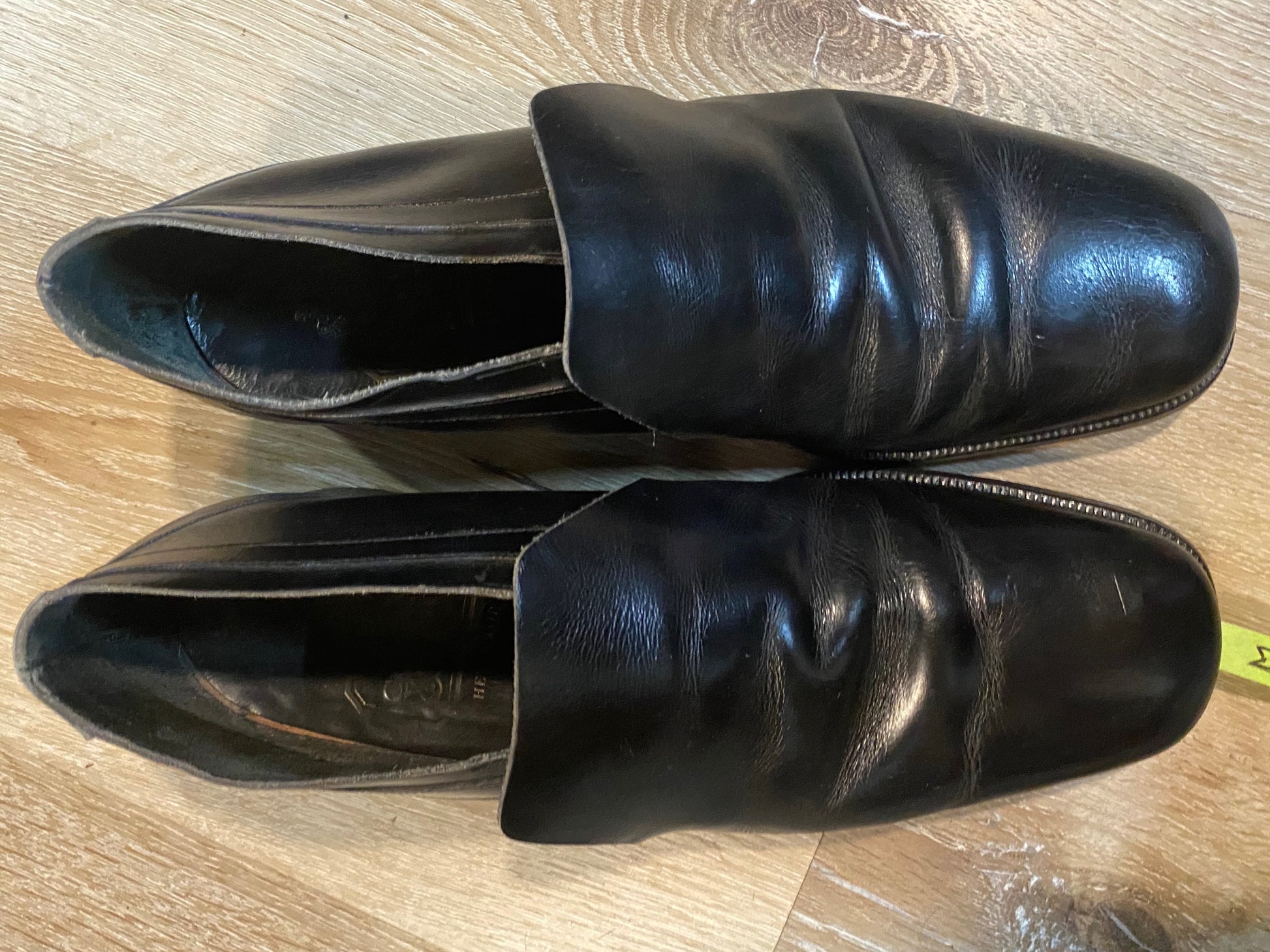 Kingspier Vintage - Black Heythrop II Plain Toe Demi-Boots by Crockett &amp; Jones Northampton - Sizes: 7.5M 9W 40-41EURO, Made in England, Leather Soles