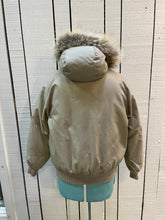 Load image into Gallery viewer, Vintage Dew Line Down Filled Bomber Jacket, Made in Canada, Chest 40”
