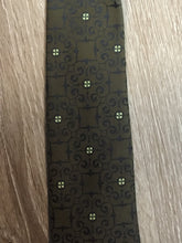 Load image into Gallery viewer, Kingspier Vintage - Superba olive green and black 100% Dacron polyester tIe.

Length: 55” 
Width: 2.75” 

This tie is in excellent condition.

