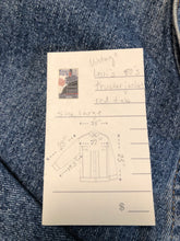 Load image into Gallery viewer, Vintage 1980’s Levi’s medium wash denim trucker jacket with button closures, two flap pockets on the chest, two side pockets and two inside pockets.  Red Tab, 100% cotton, size large -Kingspier Vintage
