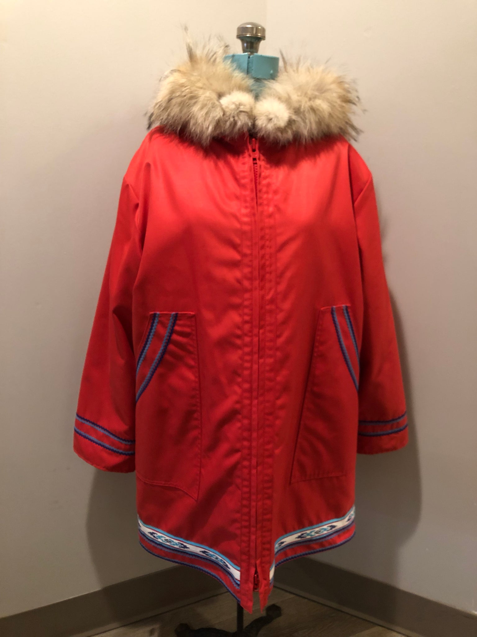 Vintage Inuvik Parka Enterprise Red Wool Northern Parka with Storm She – KingsPIER  vintage