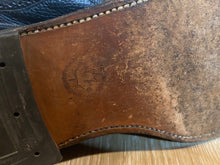 Load image into Gallery viewer, Kingspier Vintage - Black Full Brogue Wingtip Derbies by Hartt - Sizes: 8M 10W 41EURO, Canada’s Quality Shoemakers, Made in Canada, Leather Soles, Biltrite Rubber Heels
