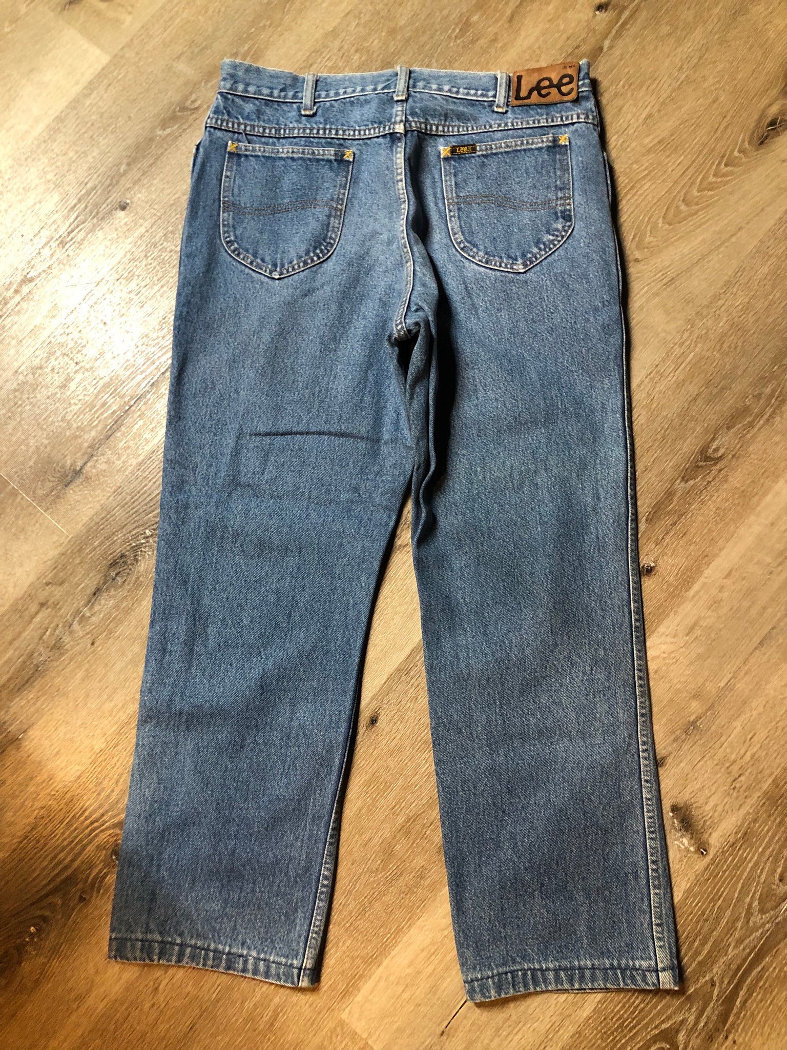 Vintage Lee MR Jeans Light Wash Relaxed Fit Made in USA 90s -  Canada