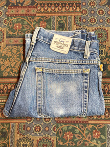 Vintage Lee Dungarees - 30”x30” Denim Jeans  100% cotton  High rise  Straight leg  Medium wash  Made in USA -- Kingspier Vintage