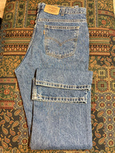 Load image into Gallery viewer, Levi’s 617 Vintage Orange Tab Denim Jeans - 36”x30”, Made in Canada
