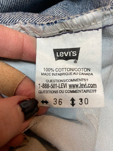 Levi’s 617 Vintage Orange Tab Denim Jeans - 36”x30”, Made in Canada - Kingspier Vintage