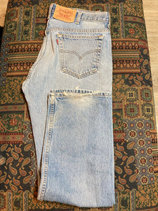 Levi’s 505 Vintage Red Tab Denim Jeans - 34”x34”, Made in Canada - Kingspier Vintage
