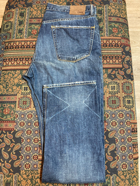 Lucky Brand Legend Denim Jeans - 35”x32”, Made in USA - Kingspier vintage