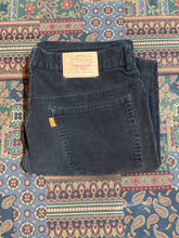 Load image into Gallery viewer, Levi’s Vintage Orange Tab Black Corduroy Pants - 34”x26.5” - Kingspier Vintage
