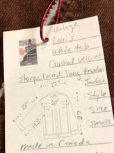 Load image into Gallery viewer, Vintage Levi’s Sherpa Lined Corduroy Jacket, Whte Tab, Made in Canada, SOLD

