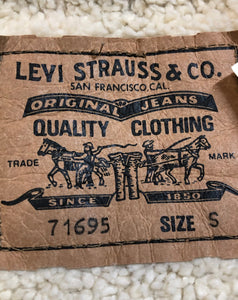 Vintage Levi’s Sherpa Lined Corduroy Jacket, Whte Tab, Made in Canada, SOLD