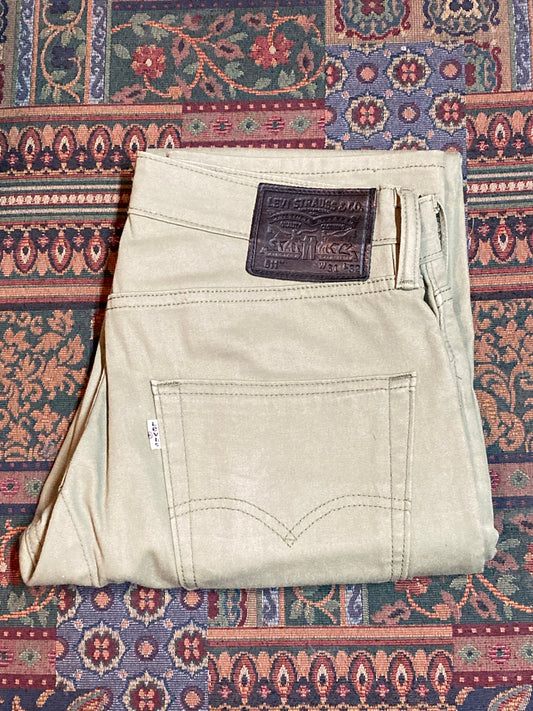 Levi’s 511 White Tab Beige Jeans, NWOT - 31”x32 - Kingspier Vintage