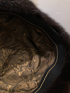 Kingspier Vintage - Vintage Kates Boutique dark brown fur hat. Interior is lined. Made in Canada. Size small.

This hat is in excellent condition.